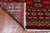 Red 6' 1" X 8' 10" Silky Bokhara Hand-Knotted Wool Rug - Q24698