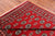 Red 6' 1" X 8' 10" Silky Bokhara Hand-Knotted Wool Rug - Q24698