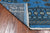 Blue 6' 1" X 8' 4" Silky Bokhara Hand-Knotted Wool Rug - Q24699