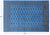 Blue 6' 1" X 9' 0" Silky Bokhara Hand Knotted Wool Rug - Q24700