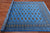 Blue 6' 1" X 9' 0" Silky Bokhara Hand Knotted Wool Rug - Q24700