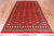 Red 6' 0" X 9' 1" Silky Bokhara Handmade Wool Rug - Q24701