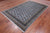 Grey 6' 4" X 9' 6" Silky Bokhara Handmade Wool Rug - Q24710