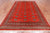 Rust 6' 6" X 10' 1" Silky Bokhara Hand-Knotted Wool Rug - Q24712