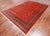 Rust 6' 6" X 10' 1" Silky Bokhara Hand-Knotted Wool Rug - Q24712