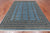 Grey 7' 2" X 9' 9" Silky Bokhara Hand-Knotted Wool Rug - Q24717