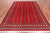 Red 7' 2" X 9' 9" Silky Bokhara Hand-Knotted Wool Rug - Q24718