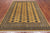 Gold 7' 4" X 9' 7" Silky Bokhara Hand Knotted Wool Rug - Q24719