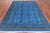 Blue 7' 1" X 9' 10" Silky Bokhara Handmade Wool Rug - Q24720