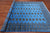 Blue 7' 1" X 9' 10" Silky Bokhara Handmade Wool Rug - Q24720