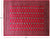Red 7' 2" X 9' 7" Silky Bokhara Handmade Wool Rug - Q24722