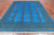Blue 7' 2" X 9' 7" Silky Bokhara Handmade Wool Rug - Q24724