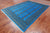Blue 7' 2" X 9' 7" Silky Bokhara Handmade Wool Rug - Q24724