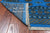 Blue 7' 2" X 9' 7" Silky Bokhara Handmade Wool Rug - Q24724