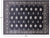 Black 7' 0" X 9' 6" Silky Bokhara Handmade Wool Rug - Q24726