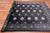 Black 7' 0" X 9' 6" Silky Bokhara Handmade Wool Rug - Q24726