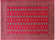 Red 7' 1" X 9' 11" Silky Bokhara Hand Knotted Wool Rug - Q24727