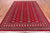 Red 7' 1" X 9' 11" Silky Bokhara Hand Knotted Wool Rug - Q24727