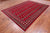 Red 7' 1" X 9' 11" Silky Bokhara Hand Knotted Wool Rug - Q24727