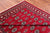 Red 7' 1" X 9' 11" Silky Bokhara Hand Knotted Wool Rug - Q24727