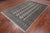 Grey 6' 6" X 9' 9" Silky Bokhara Handmade Wool Rug - Q24729