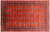 Orange 6' 5" X 9' 11" Silky Bokhara Hand Knotted Wool Rug - Q24730