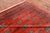 Orange 6' 5" X 9' 11" Silky Bokhara Hand Knotted Wool Rug - Q24730
