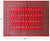 Red 8' 2" X 10' 6" Silky Bokhara Hand-Knotted Wool Rug - Q24737