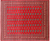 Red 8' 1" X 9' 9" Silky Bokhara Handmade Wool Rug - Q24739