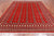 Red 8' 1" X 9' 9" Silky Bokhara Handmade Wool Rug - Q24739