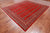 Red 8' 1" X 9' 9" Silky Bokhara Handmade Wool Rug - Q24739
