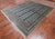 Grey 8' 1" X 9' 10" Silky Bokhara Hand-Knotted Wool Rug - Q24740