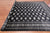 Black 8' 1" X 9' 10" Silky Bokhara Hand-Knotted Wool Rug - Q24741