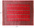 Red 8' 0" X 9' 9" Silky Bokhara Hand-Knotted Wool Rug - Q24744