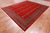 Red 8' 0" X 9' 9" Silky Bokhara Hand-Knotted Wool Rug - Q24744