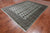 Grey 8' 0" X 9' 10" Silky Bokhara Hand Knotted Wool Rug - Q24748