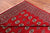 Red 8' 1" X 10' 2" Silky Bokhara Handmade Wool Rug - Q24749