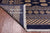 Navy Blue 9' 1" X 11' 7" Silky Bokhara Handmade Wool Rug - Q24753