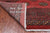 Rust 6' 9" X 6' 1" Square Silky Bokhara Handmade Wool Rug - Q24760