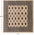 Beige 6' 7" X 6' 3" Square Silky Bokhara Handmade Wool Rug - Q24761