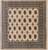 Beige 6' 7" X 6' 3" Square Silky Bokhara Handmade Wool Rug - Q24761