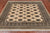 Beige 6' 7" X 6' 3" Square Silky Bokhara Handmade Wool Rug - Q24761