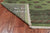 Green 7' Square Silky Bokhara Hand Knotted Wool Rug - Q24762