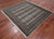 Grey 6' 8" X 6' 0" Square Silky Bokhara Hand-Knotted Wool Rug - Q24766