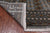 Grey 6' 8" X 6' 0" Square Silky Bokhara Hand-Knotted Wool Rug - Q24766