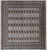 Grey 6' 8" X 6' 0" Square Silky Bokhara Hand-Knotted Wool Rug - Q24766