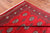 Red 7' Square Silky Bokhara Hand-Knotted Wool Rug - Q24767