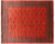 Rust 6' 5" X 7' 8" Silky Bokhara Hand-Knotted Wool Rug - Q24770
