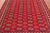 Red 6' 7" X 7' 10" Silky Bokhara Handmade Wool Rug - Q24771