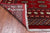 Red 6' 7" X 7' 10" Silky Bokhara Handmade Wool Rug - Q24771